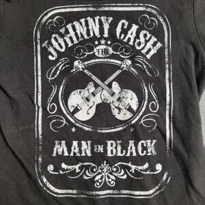 Johnny Cash Shirt Baby Boy Size 4t Black Comfort Stretch Graphic Tee